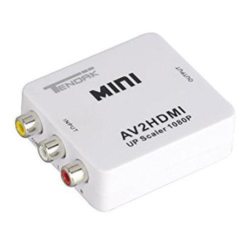 

Конвертер Mini, AV to HDMI, ВХОД 3RCA(мама) на ВЫХОД HDMI(мама), 720P/1080P, White, BOX, склад 1 шт.