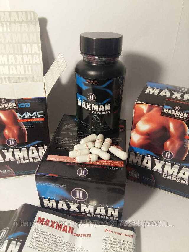 Maxman II МаксМен 2 препарат для потенции и увеличение члена