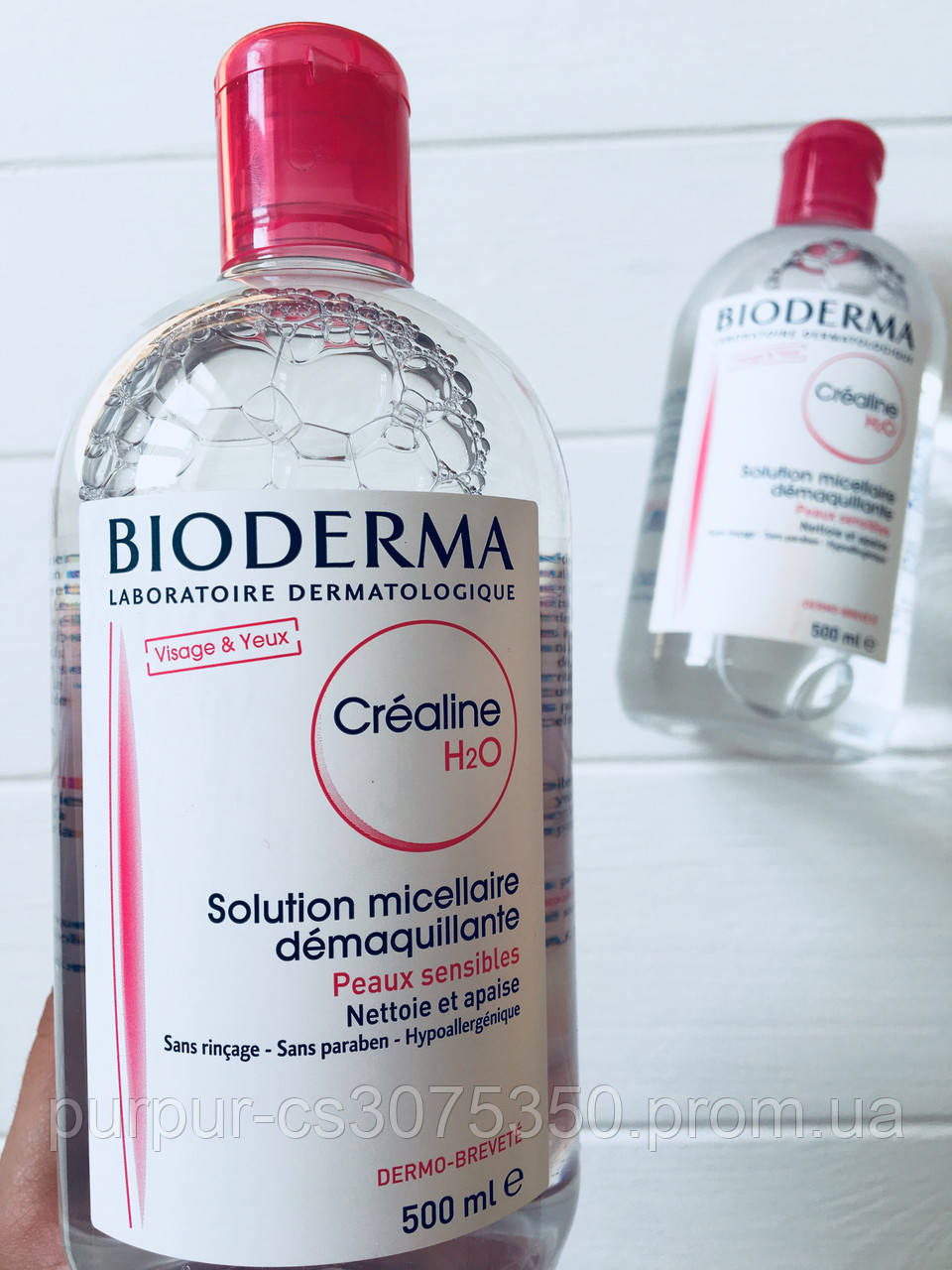 

Мицеллярный лосьон Bioderma Crealine (Sensibio) H2O Micellaire Solution 500 мл