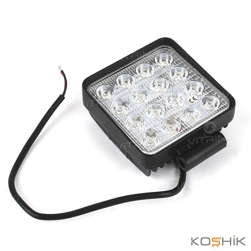 

Фара светодиодная квадратная LED (48Вт 12-24В) | 48W R-SPOT (M&Z Factory)