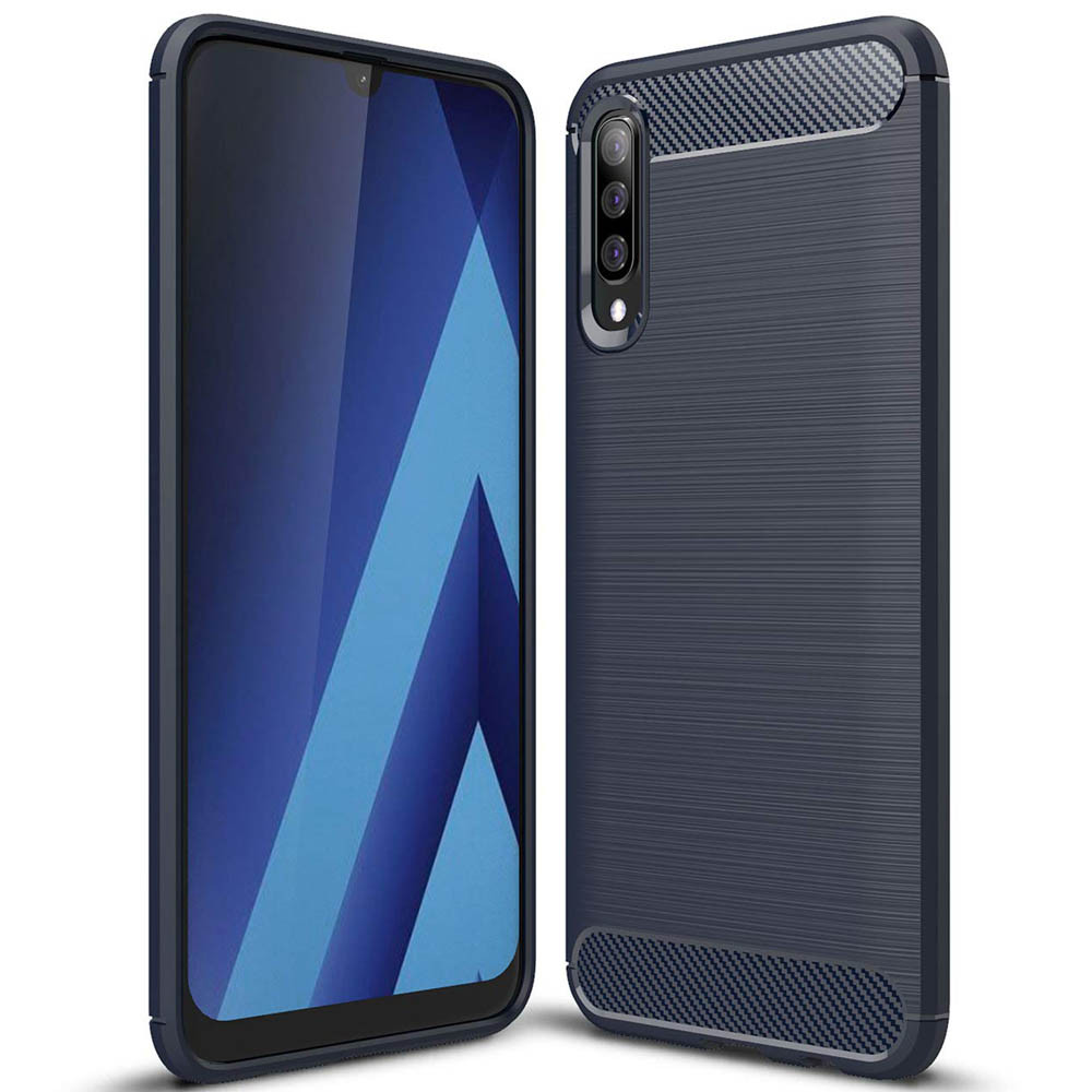 

Чехол накладка Polished Carbon для Samsung Galaxy A50 (A505) / A30s, Разные цвета