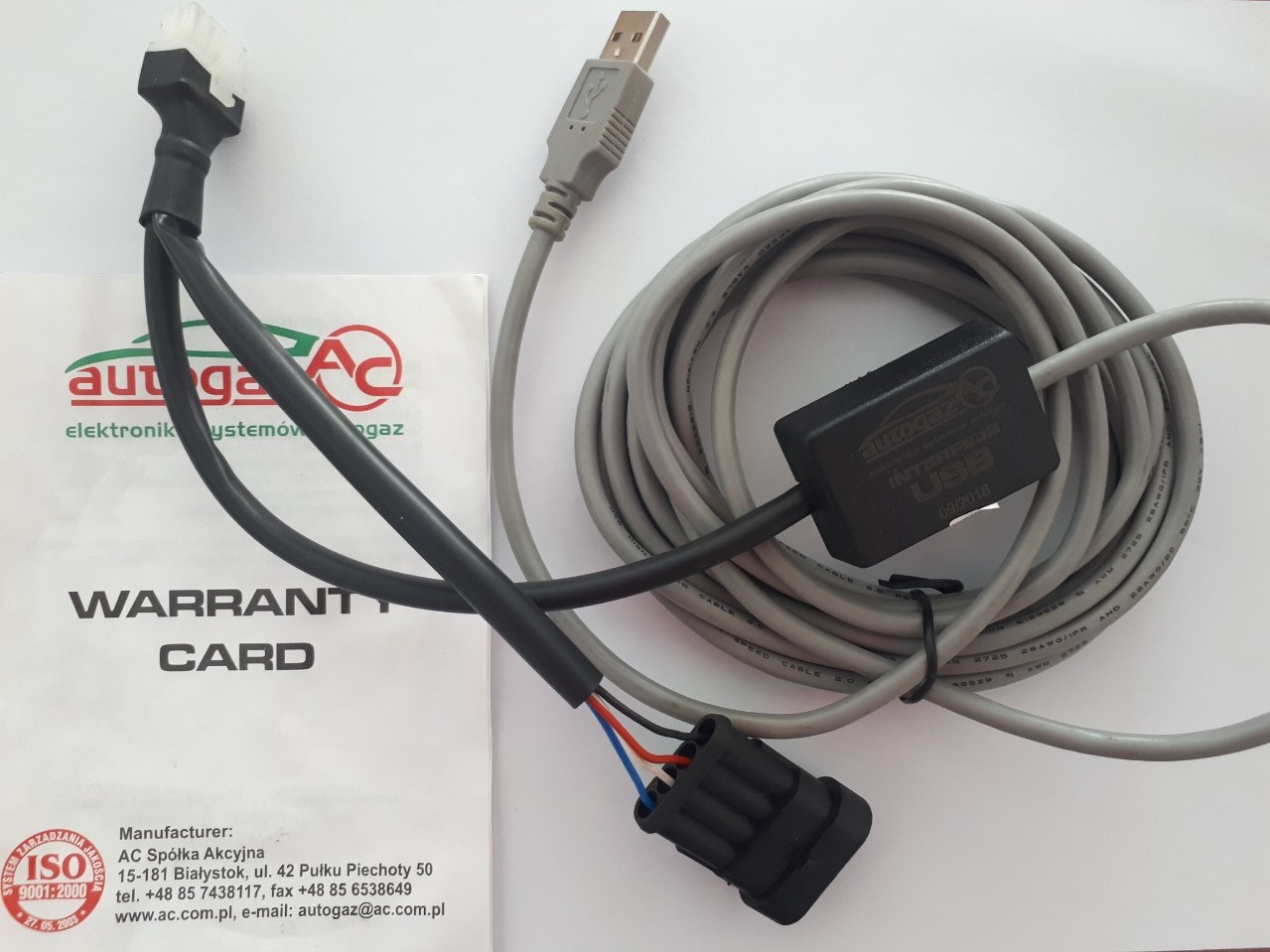 

Оригинальный кабель подключения ГБО STAG/DIGITRONIC USB