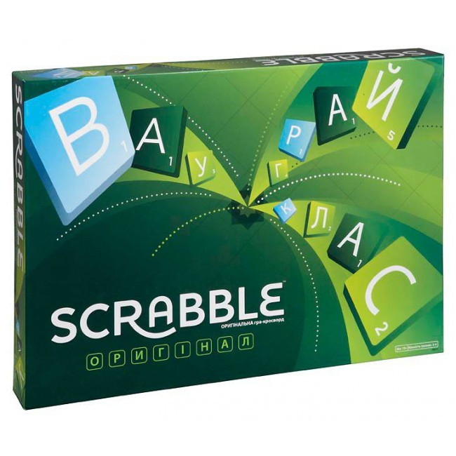 Scrabble настольная игра описание на английском