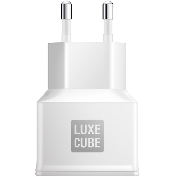 

Зарядний пристрій Luxe Cube USB 2А White