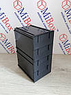 Сортовик КБ-4, черный, размер блока/ящика (ШхГхВ): 95х124х188мм/86х120х44мм, фото 2