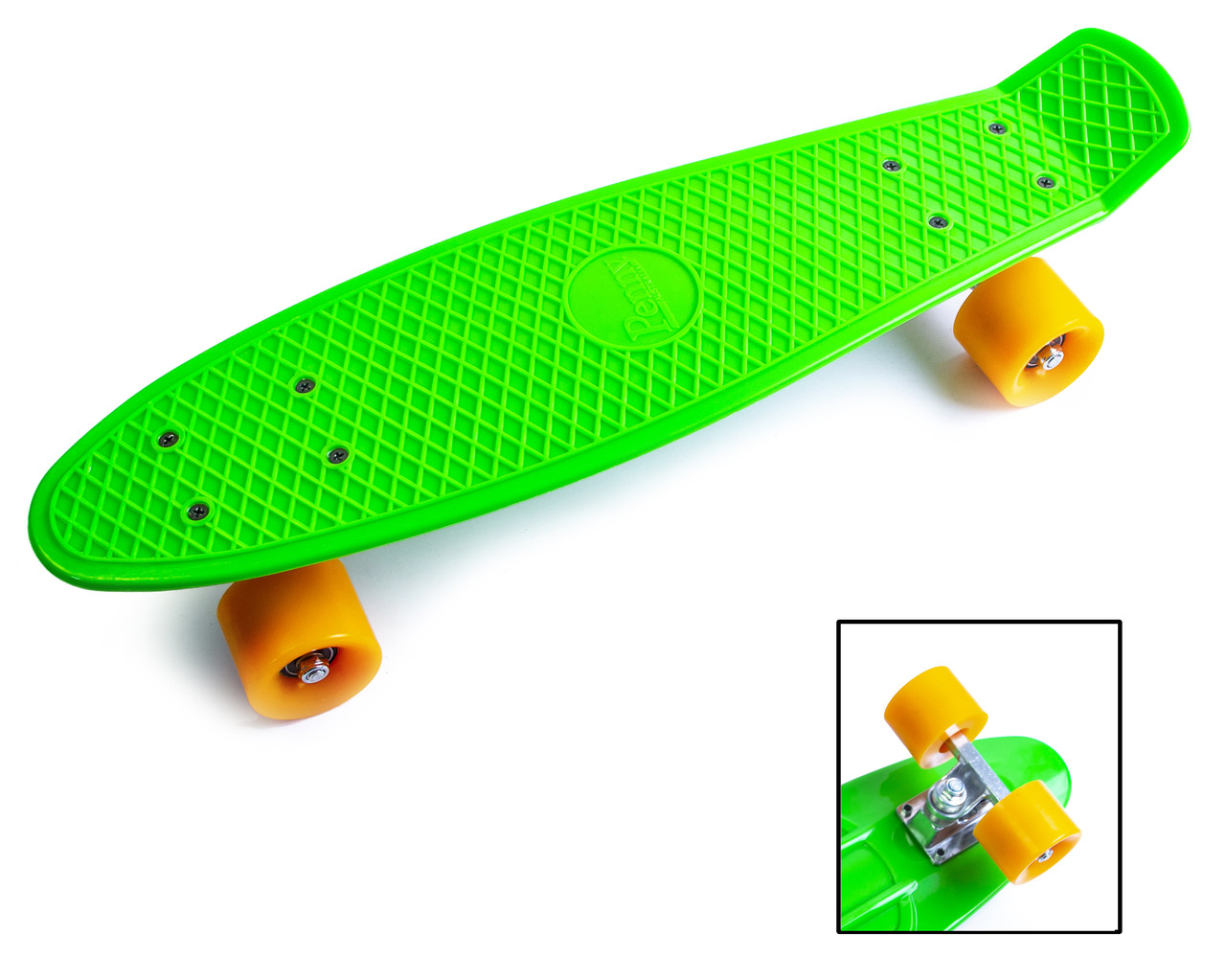 

Пенниборд PENNY Light Green с полиуретановыми колесами, Салатовый