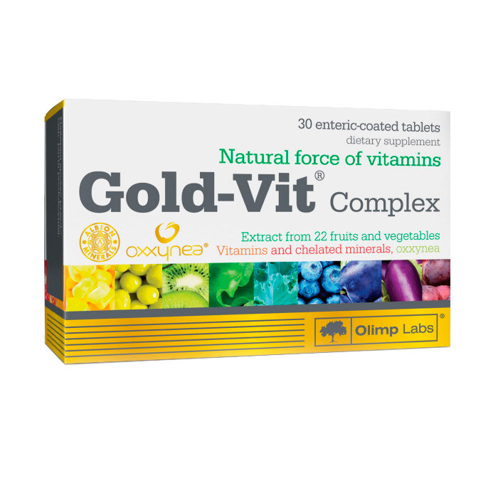 

Комплекс витаминов OLIMP Gold-Vit Complex (30 таб) олимп