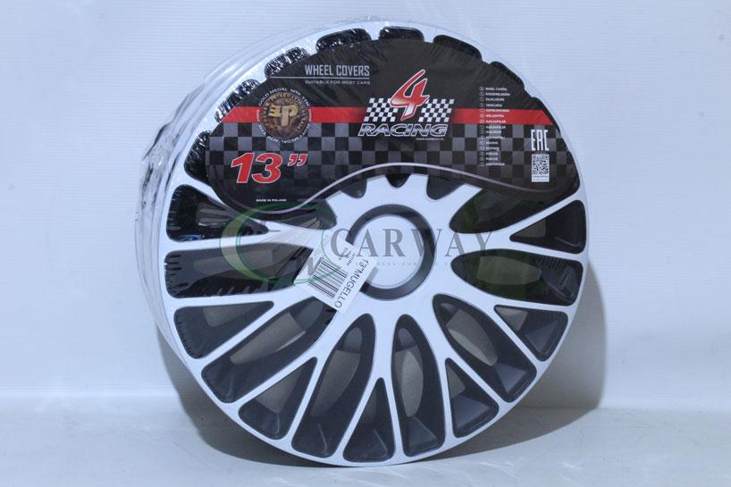 

Автомобильные Колпаки (4шт) R13 Mugello PRO White&Black Argo