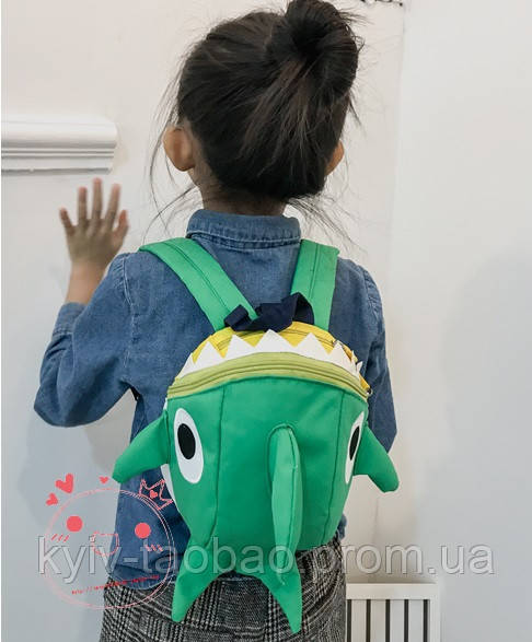  Детский ортопедический рюкзак АКУЛА  