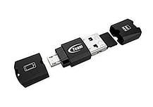 Флеш USB Team Group M141 8GB OTG Black , фото 3