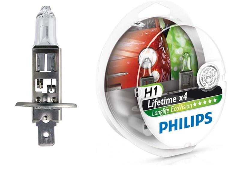 

Акция! Лампа галогенная Philips H1 LongLife EcoVision, 2шт/блистер (12258LLECOS2) [Скидка 5%, при условии 100% предоплаты!]