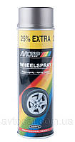 Фарба для дисків MOTIP Wheel Spray (аерозоль сталевий 500мл.)
