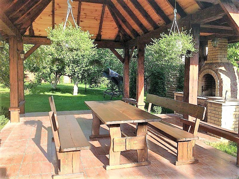 Мебель деревянная для дачи, кафе 2000*800 от производителя