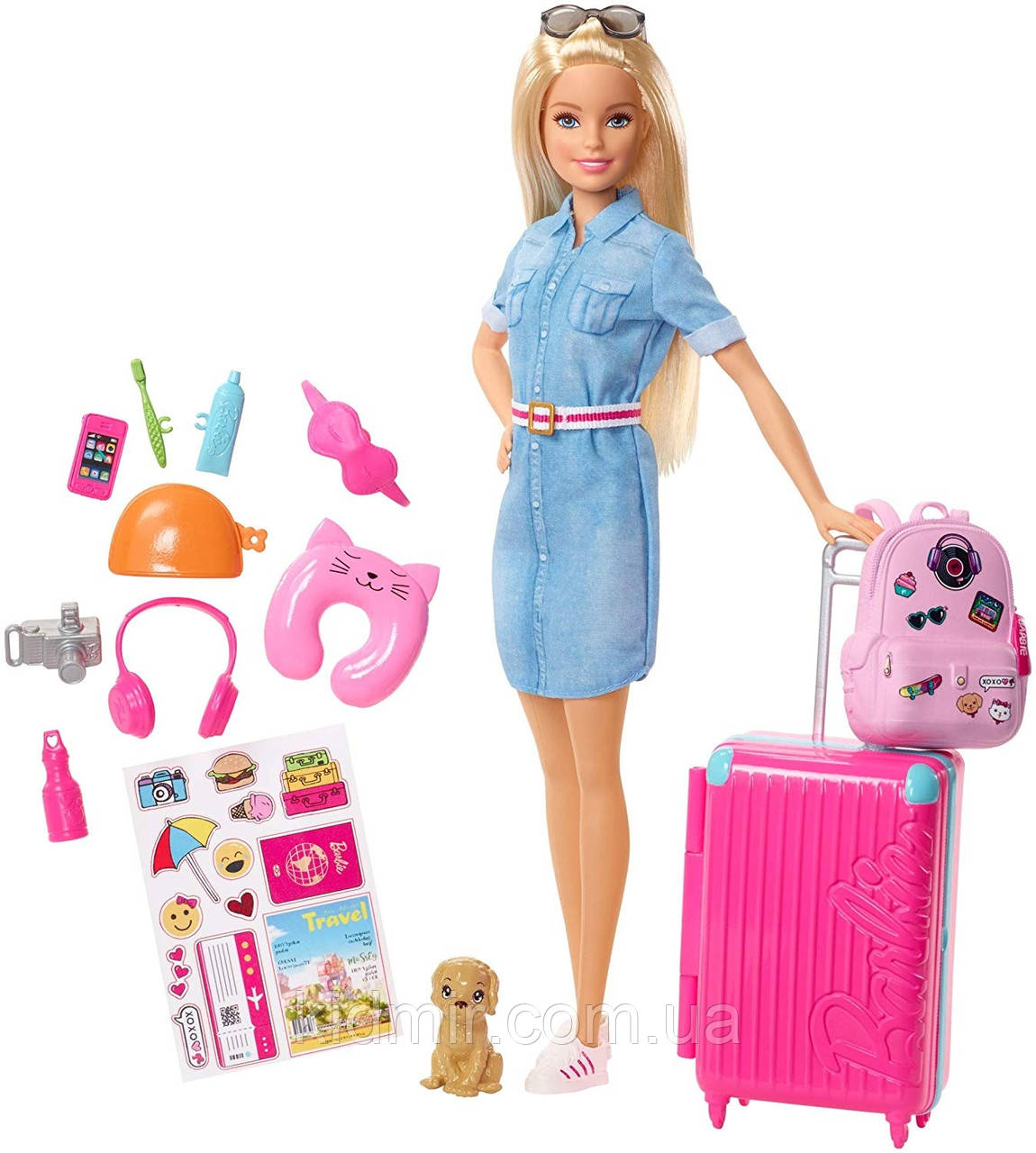 Кукла Барби Путешественница Barbie Travel Mattel FWV25, цена 810 грн -  Prom.ua (ID#1004676073)