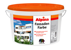 

Фасадная краска Alpina Fassadenfarbe B1, 10 л