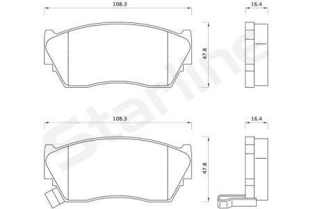 

Тормозные колодки Nissan Sunny, Ниссан Сани