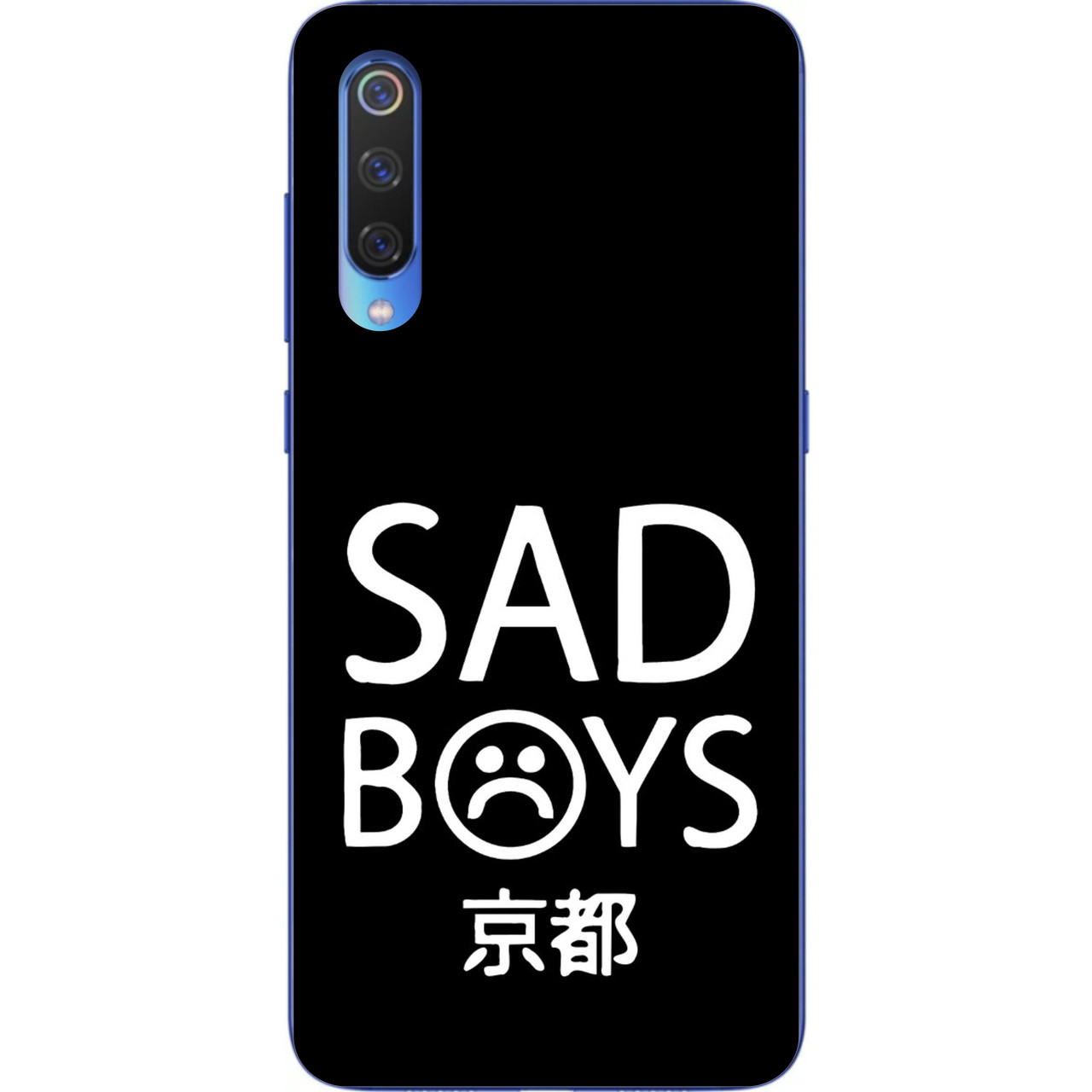 

Силиконовый бампер с изображением для Xiaomi Mi 9 Sad boys, Разные цвета