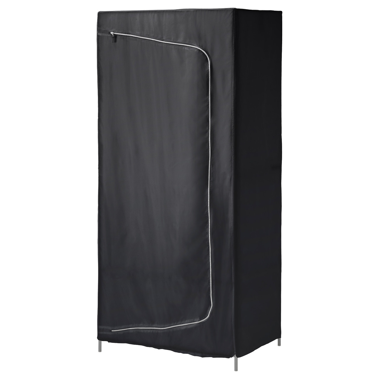 БРЕЙМ Гардероб, черный, 80x55x180 см, 30288953, ИКЕА IKEA, BREIM
