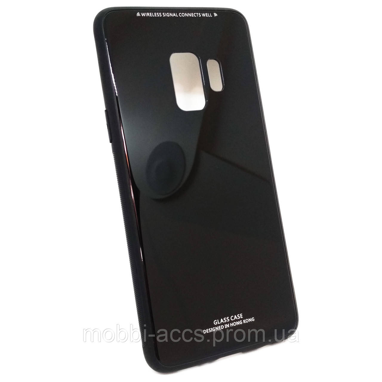 

Защитный чехол Glass Case для Samsung S9 (G960F), Черный