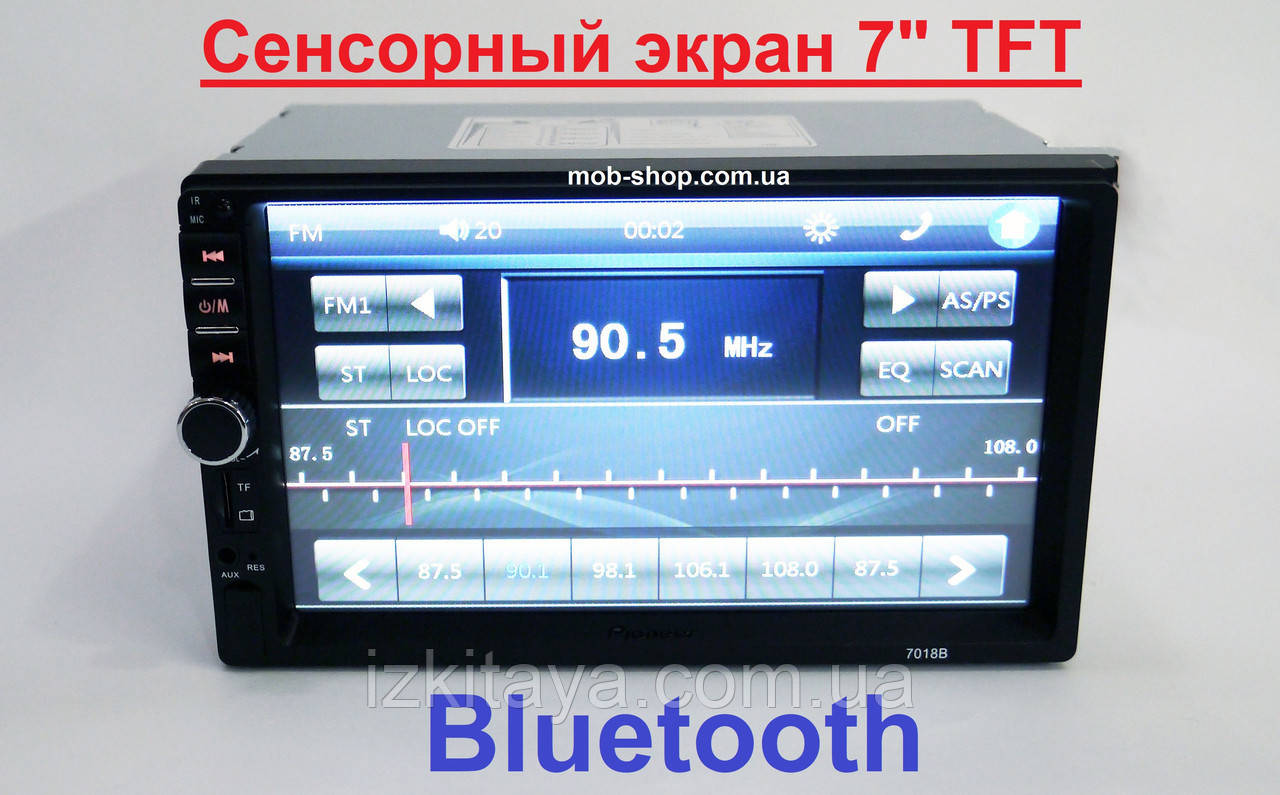 

Автомагнитола пионер Pioneer 7018B 7" 2DIN+USB+SD+Bluetooth