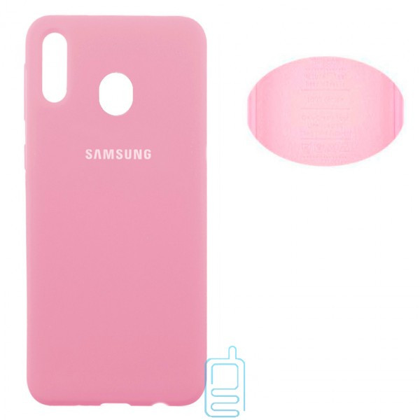 

Чехол Silicone Cover Full Samsung M20 2019 M205 розовый