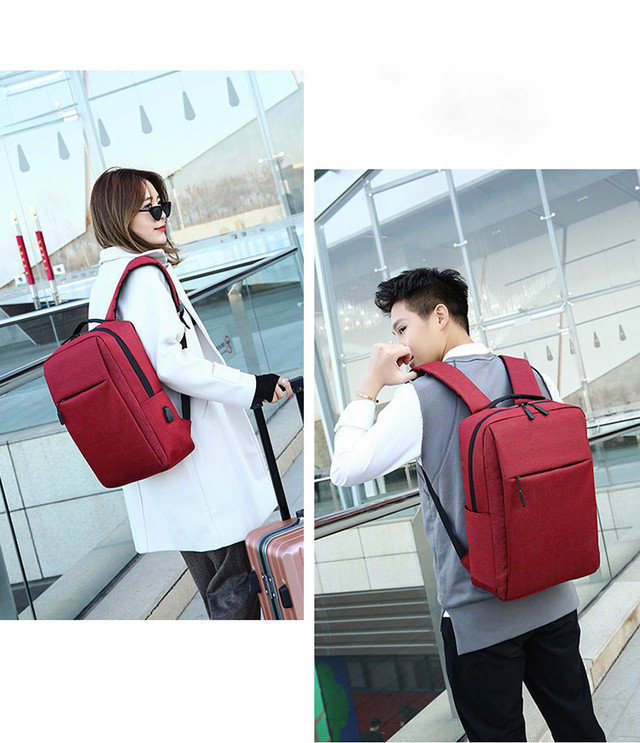 Рюкзак Xiaomi Classic Business Style Backpack 17L для ноутбука Черный Серый Красный