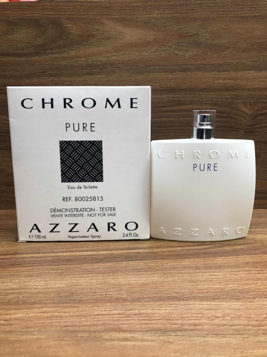 Azzaro chrome pure. Туалетная вода Azzaro Chrome Pure мужская 100 мл. Azzaro Chrome 30 ml. Тестер туалетная вода Chrome Azzaro. Azzaro Chrome пробник.