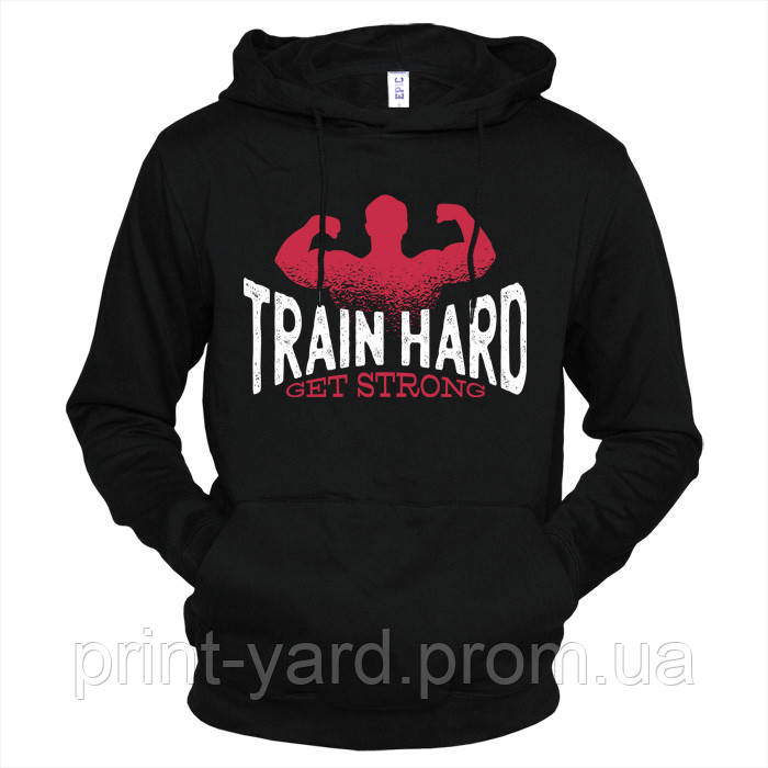 

Train Hard 01 Толстовка с капюшоном мужская