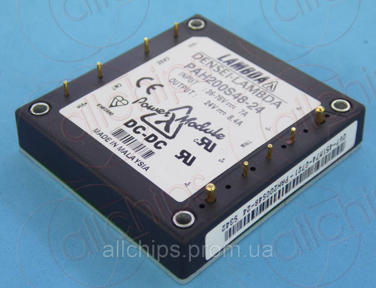 

Модуль питания 24В 8.4А DenseiI-Lambda PAH200S48-24 Module