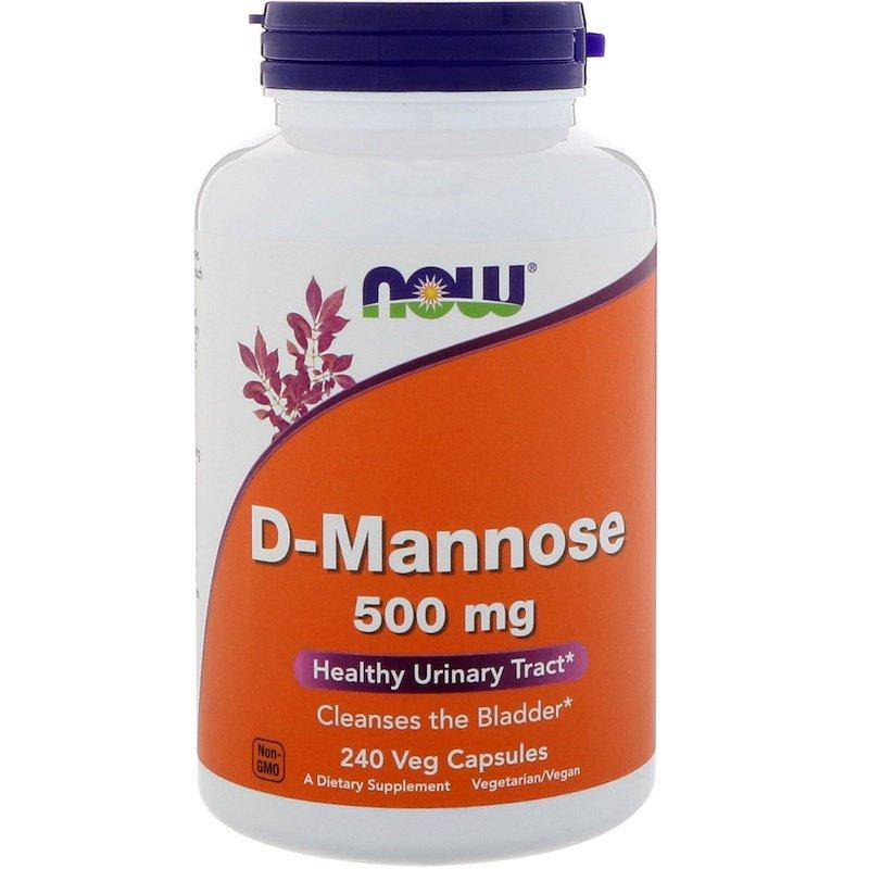 

D-манноза NOW Foods "D-Mannose" 500 мг (240 таблеток)