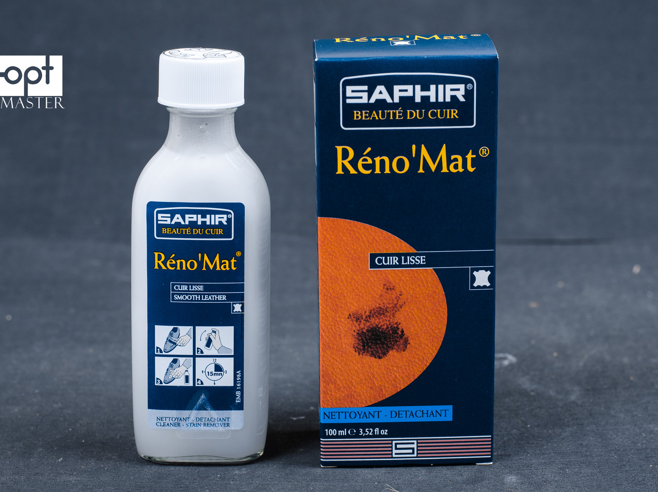 Reno mat. Saphir очиститель Reno’mat. Очиститель для кожи Saphir.