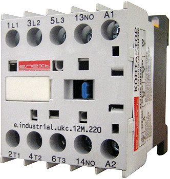 

Контактор e.industrial.ukc.12M.220, 12А, 220В, no, малогабаритный ENEXT [i.0090018]