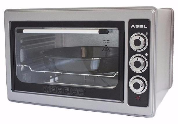 Духовка электрическая ASEL AF-0123 1300 Вт серая кухонная техника настольная
