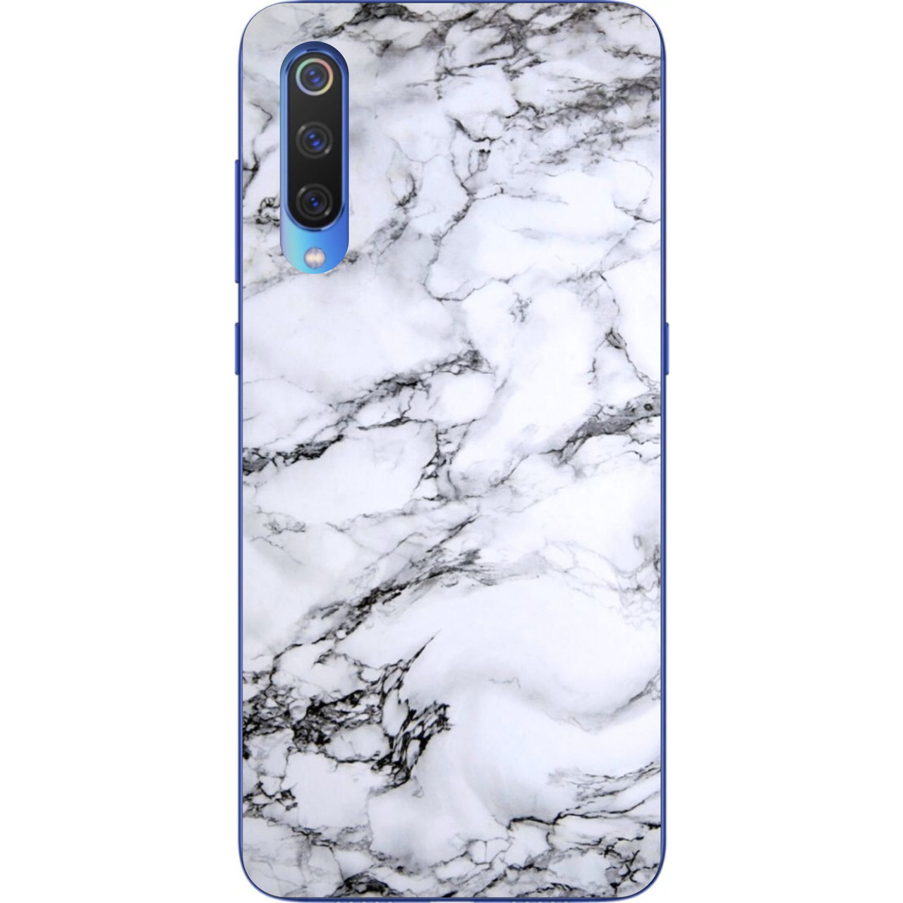 

Бампер силиконовый чехол для Xiaomi Mi 9 с картинкой Мрамор, Разные цвета