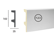 LED профили Tesori KF 504 Flexi,лепной декор из полиуретана.