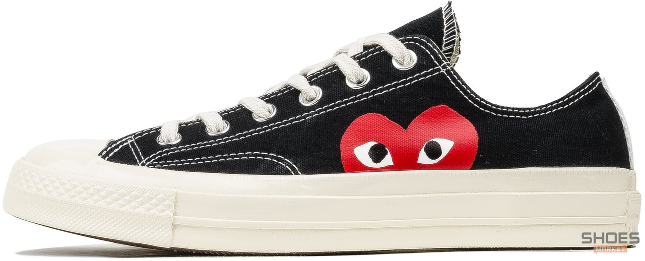 converse comme des garçons low