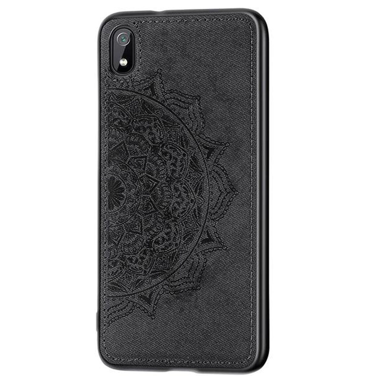 

Чехол-накладка TPU+Textile чехол Mandala с 3D тиснением для Xiaomi Redmi 7A Black