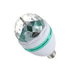 Лампа обертається DISCO LED Lamp для вечірок Crystal Stage E27