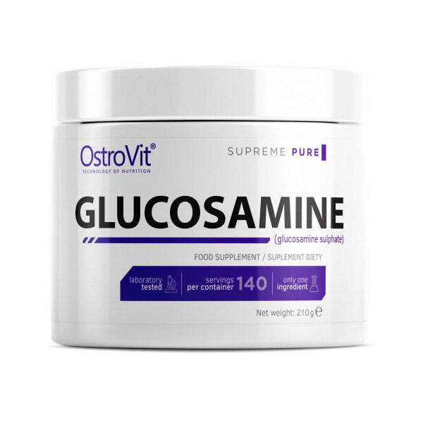 

Глюкозамин (Глюкозамина сульфат) OstroVit Glucosamine 100% (210 g, unflavored)