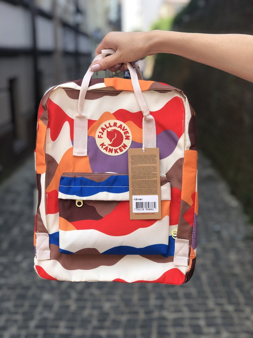 

Рюкзак Fjallraven Kanken Classic (camo), рюкзак Канкен, камуфляжный портфель канкен, Камуфляж