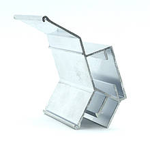 Профиль алюминиевый для натяжных потолков - Двухуровневый №2, 2.5м. С изменённым углом