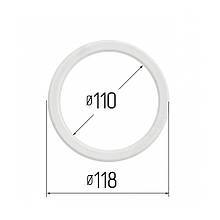 Протекторное термокольцо для натяжных потолков - диаметр 110 мм (наружный 118мм)
