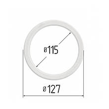 Протекторное термокольцо для натяжных потолков - диаметр 115 мм (наружный 127мм)
