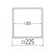 Термоквадрат для натяжных потолков 203х203мм (внутренний размер) 225х225 мм (наружный размер)