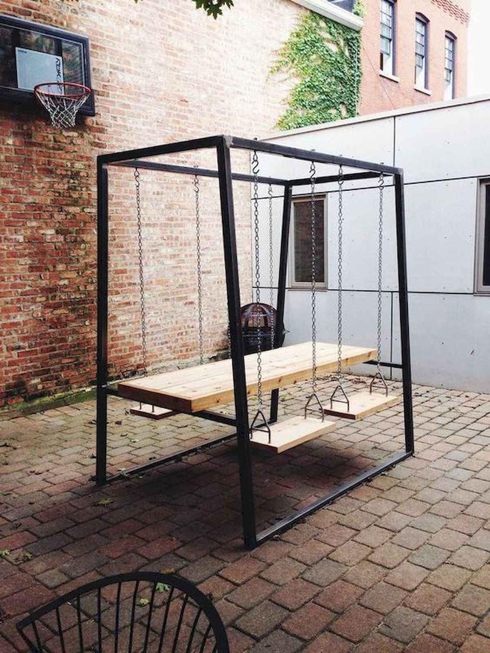 Садовый стол в стиле LOFT (Garden Table - 11)
