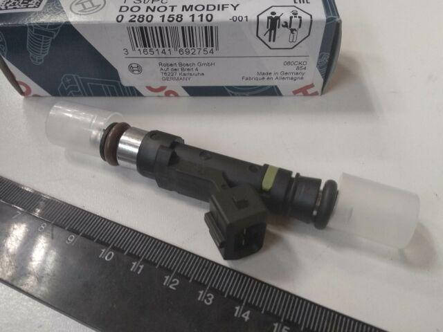 

Форсунка BOSCH ВАЗ 2109, 2121, 2123, 1 шт. (0280158110) с.в. МР 70