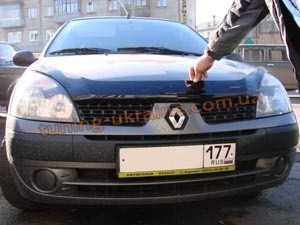 

Дефлекторы капота Sim для Renault Simbol 2002-08