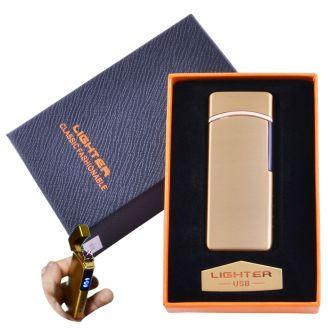 

Электроимпульсная Зажигалка USB HL-7744 Gold