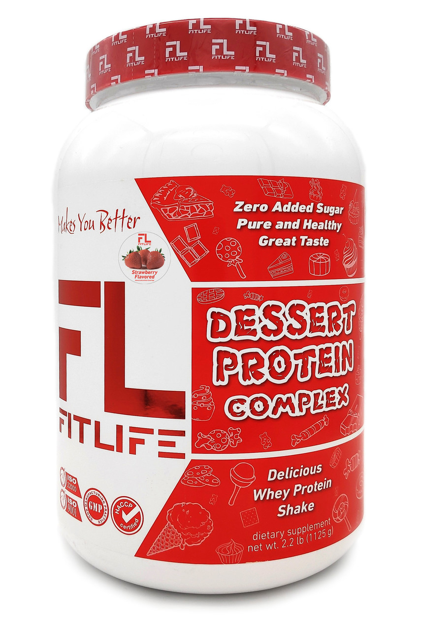 FitLife Dessert Protein Complex 1100 g Strawberry