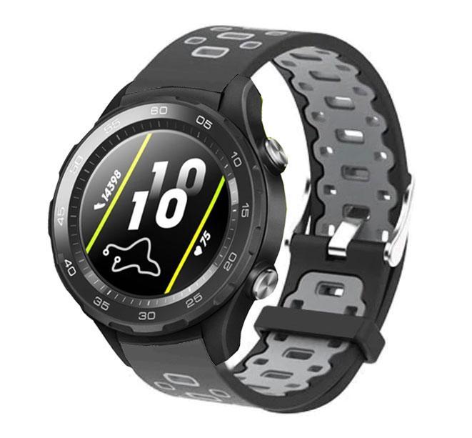 

Спортивный ремешок Primo Perfor Classic для часов Huawei Watch 2 - Black&Grey